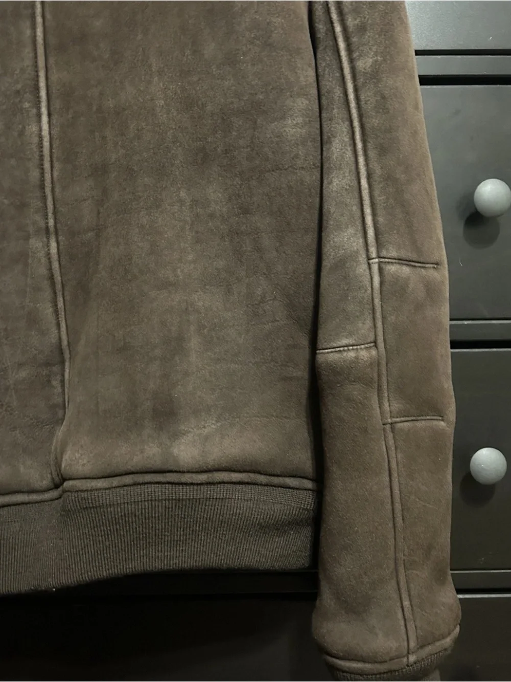 Ralph Lauren Suede shearing Leather Jacket size M